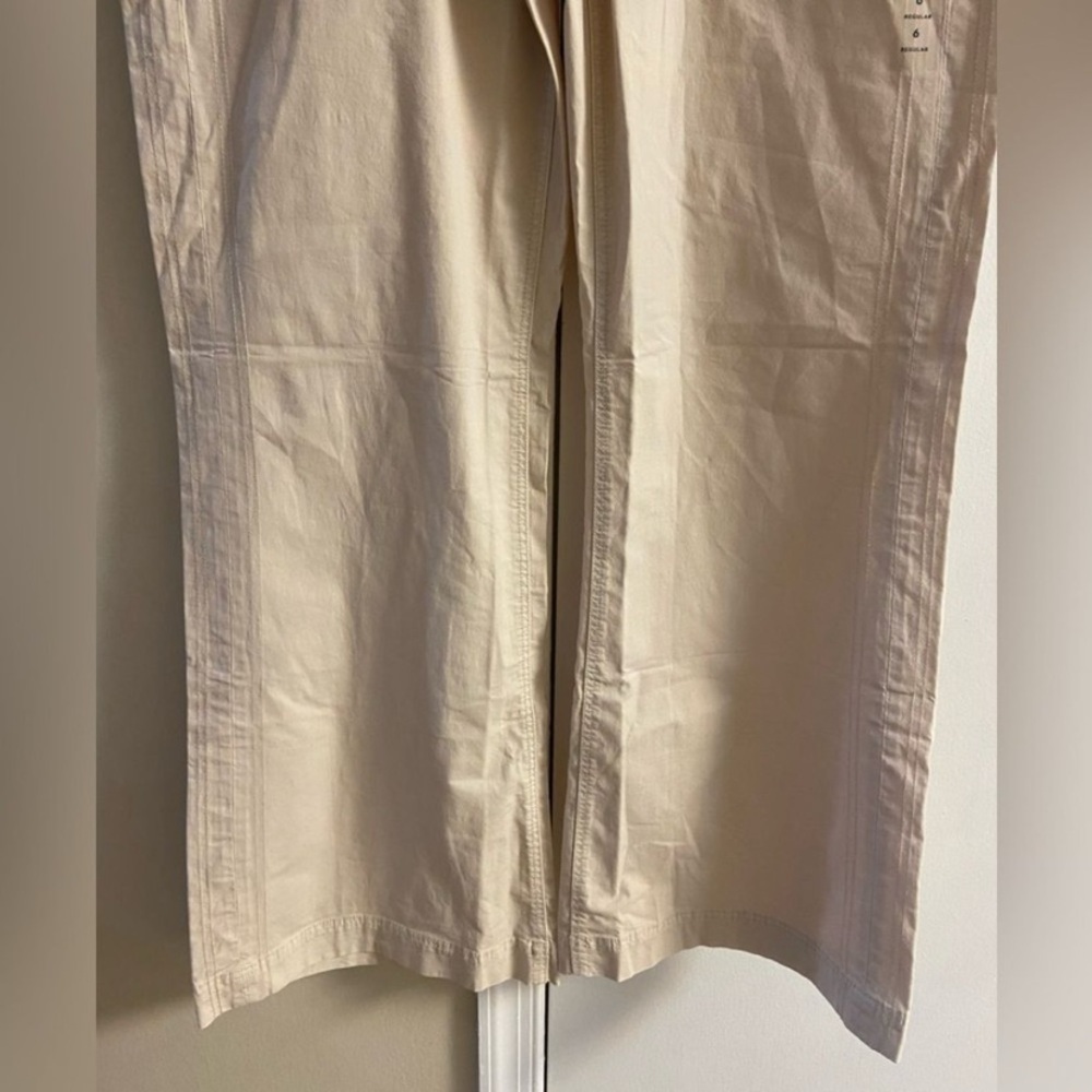 American Eagle Outfitters Cream low rise flare Pants 28W NWT - Picture 4 of 8